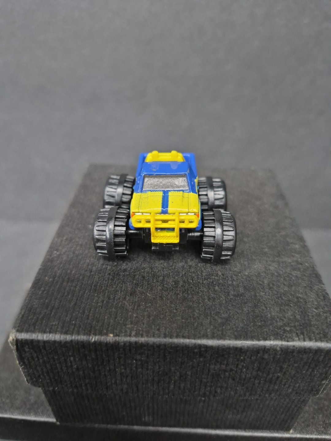 Micro Machines Blue And Yellow Datsun Monster Truck Vintage 1987