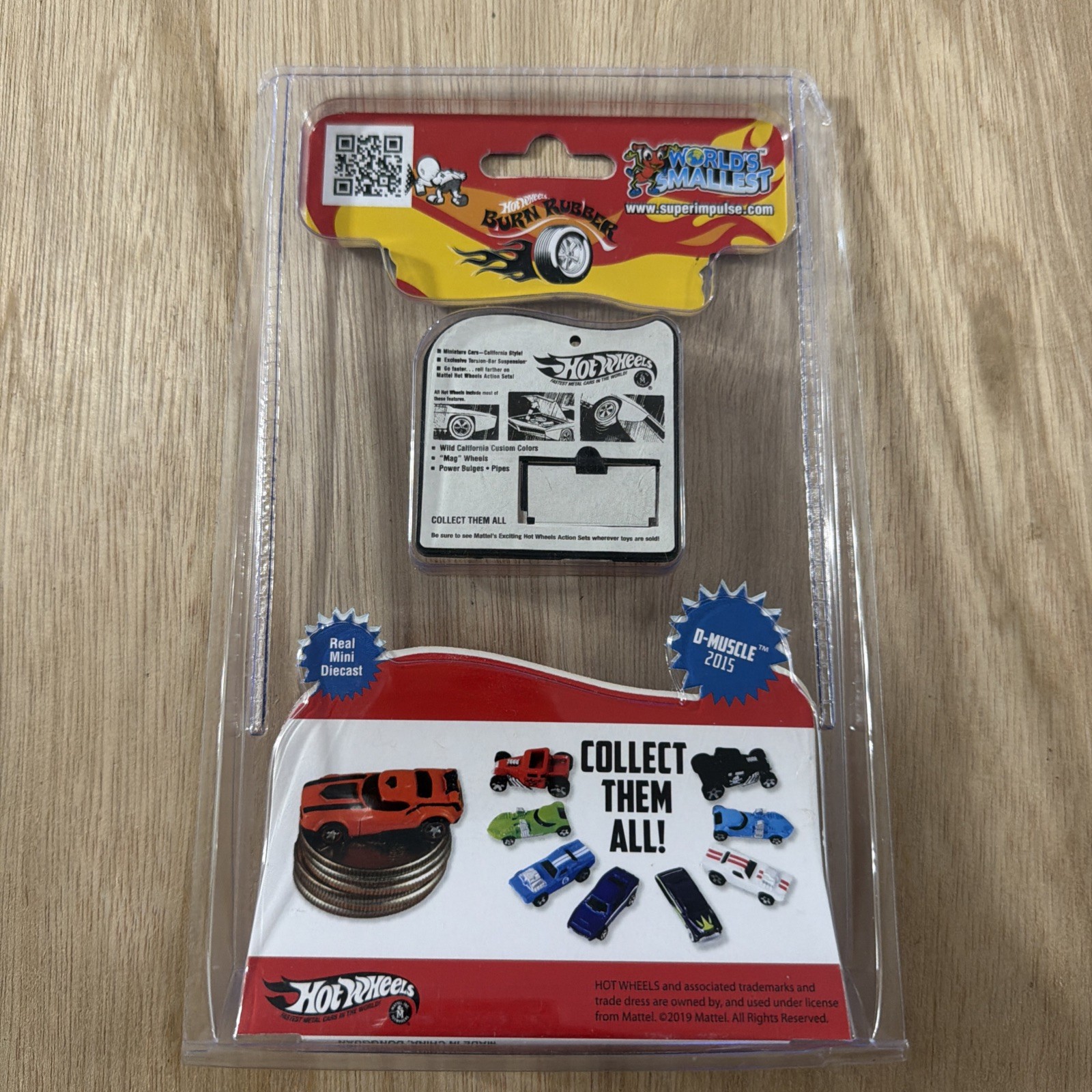 Hot Wheels Worlds Smallest Mini Diecast Car 565 Series 4 D-Muscle 2015 New