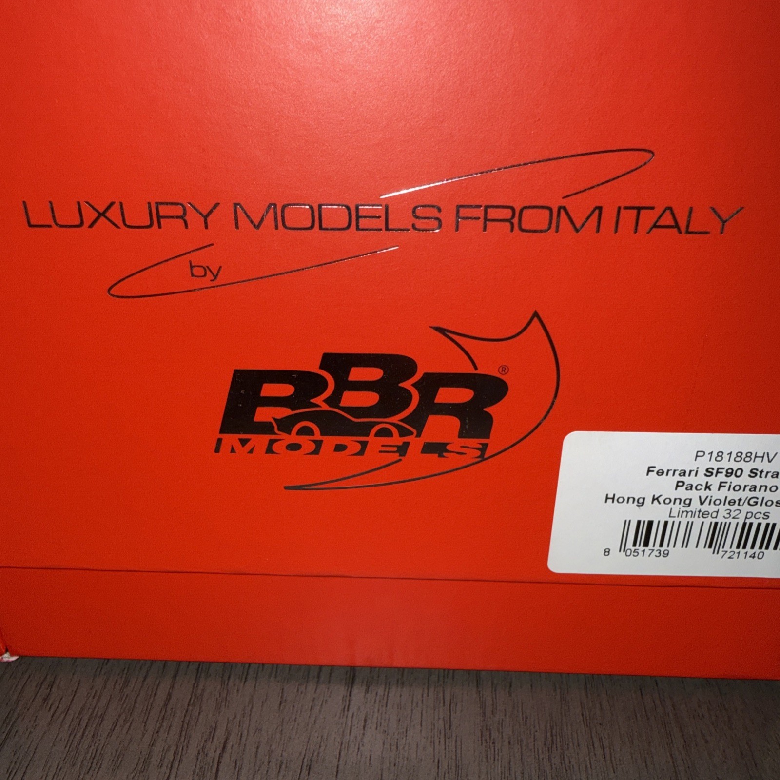 BBR Ferrari SF90 Stradale Pack Fiorano Hong Kong Violet Limited Edition