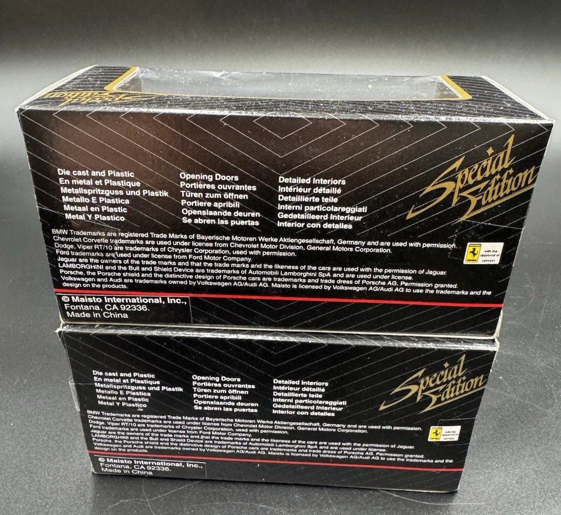 MAISTO DIECAST BLACK SPECIAL EDITION