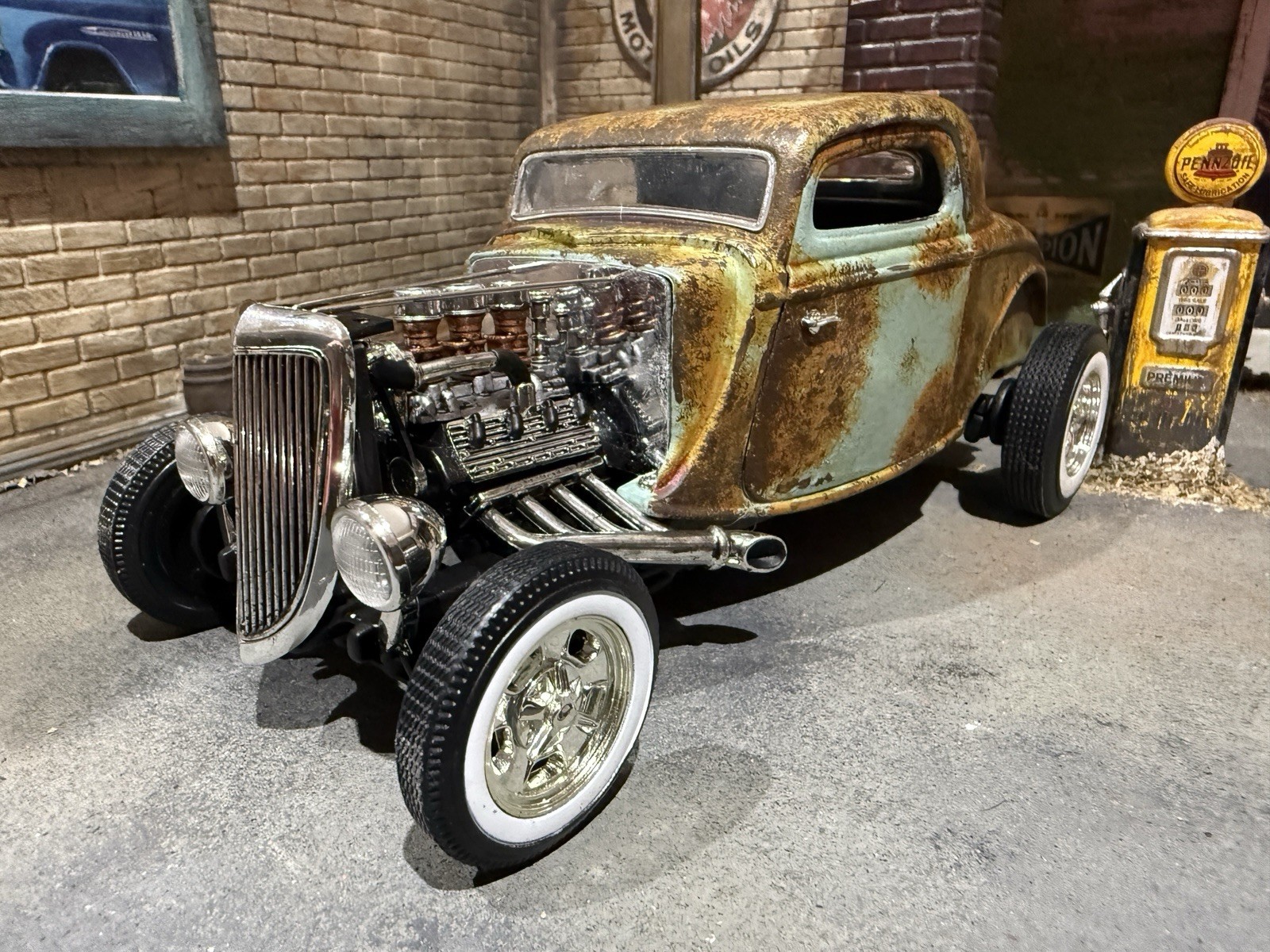 1932 Ford Rat Rod Rusty Weathered Patina 1/18 Diecast