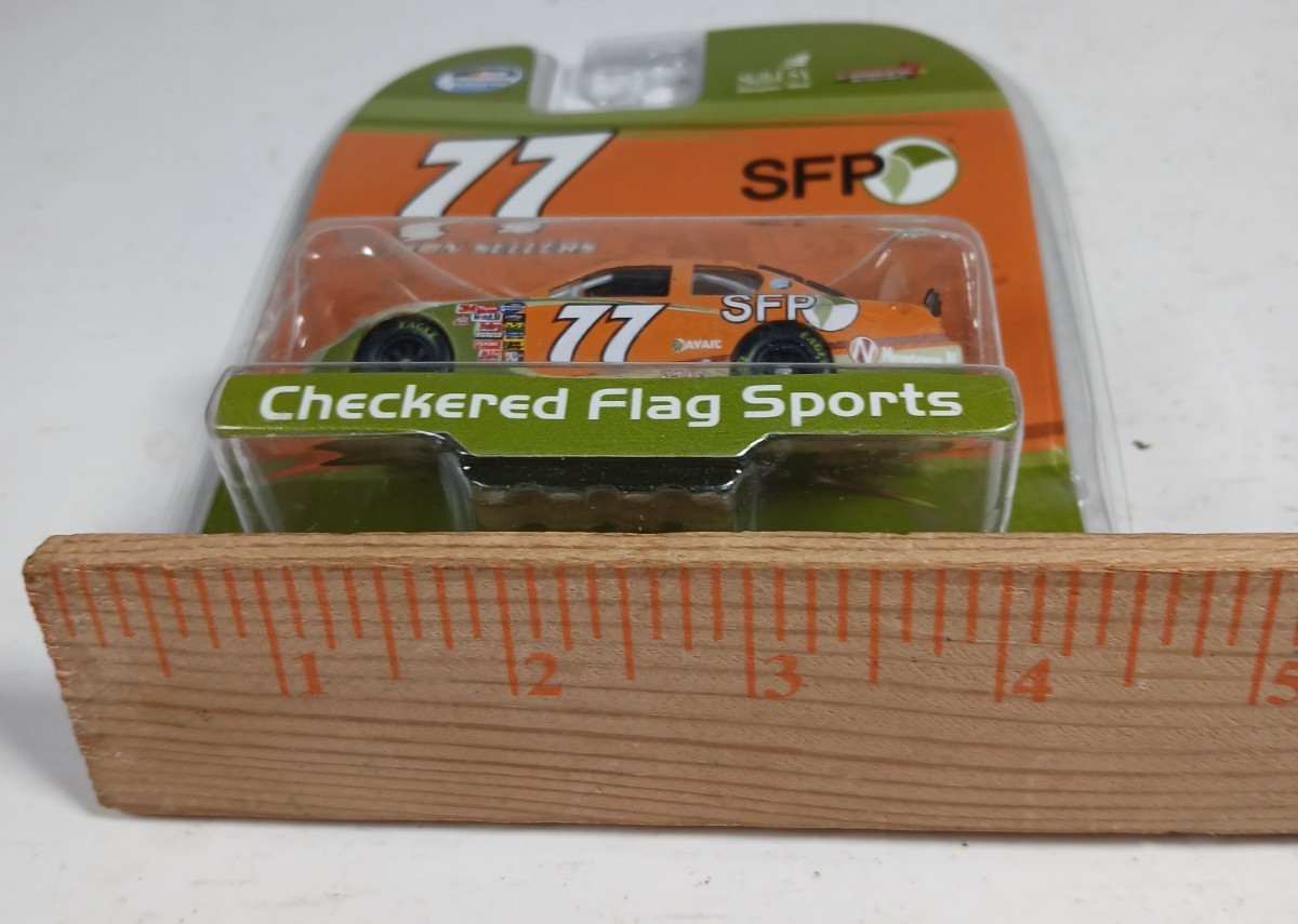 Chevrolet PEYTON SELLERS NASCAR 1:64 #77 SFP Checkered Flag Sports Orange Car