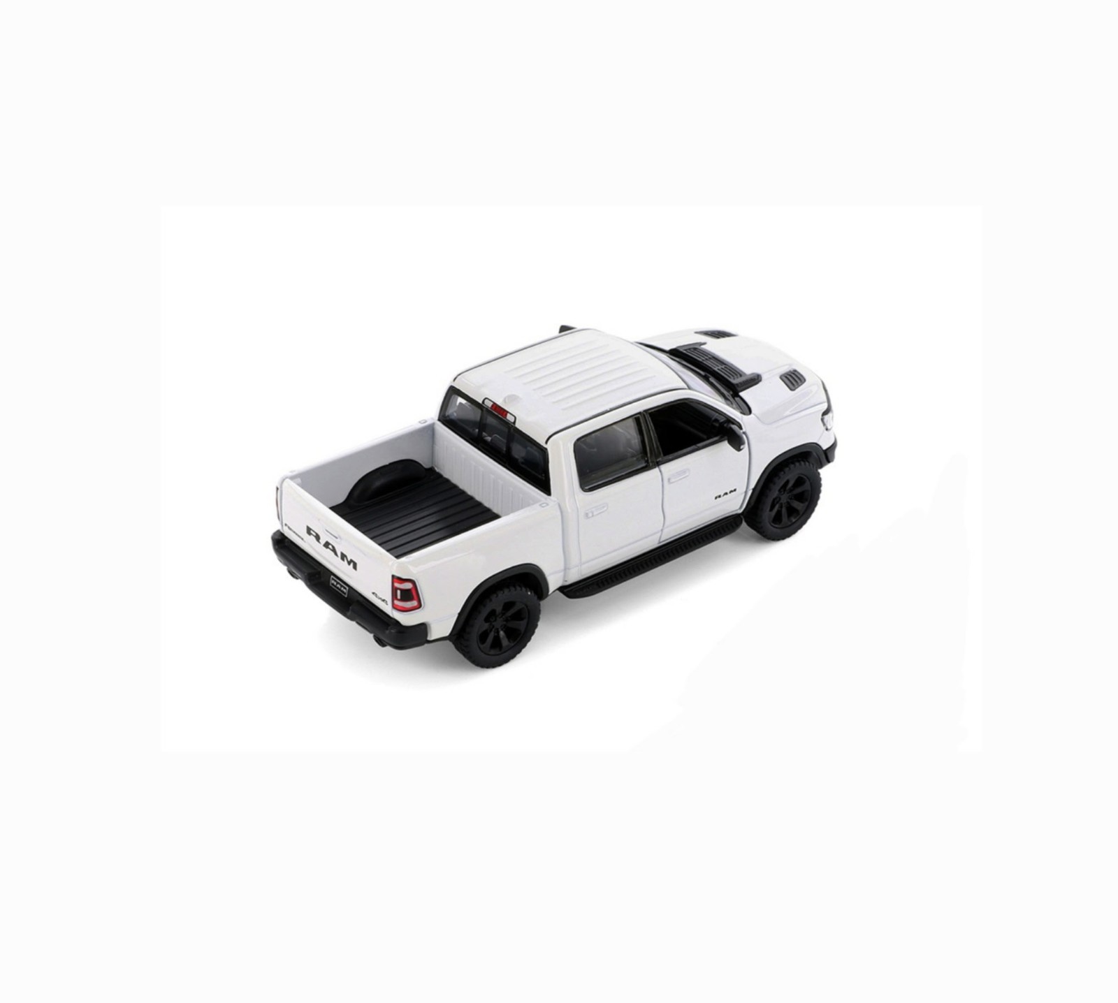 ⚪5413D Kinsmart 1:46 Scale 2019 Dodge Ram 1500 Diecast Pickup Truck – White