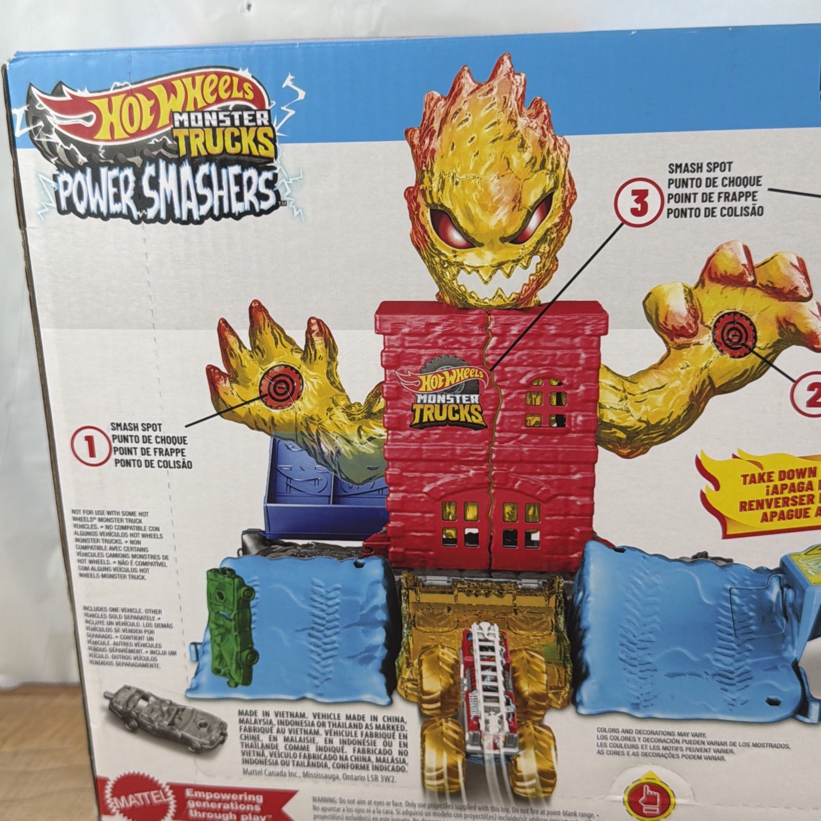 Hot Wheels Power Smashers 5 Alarm HW 5-Alarm Torch Tower Takedown
