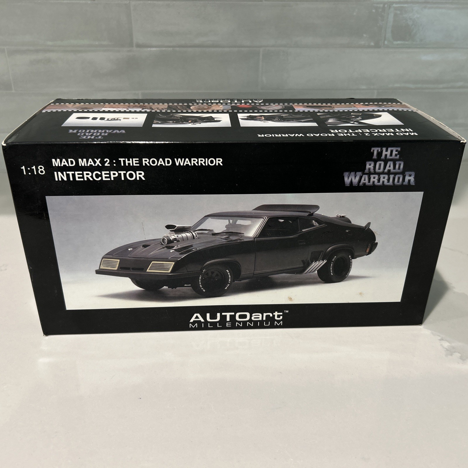 1/18 AUTOart Mad Max 2 Road Warrior Interceptor Complete w/ Dog Spare Tire RARE