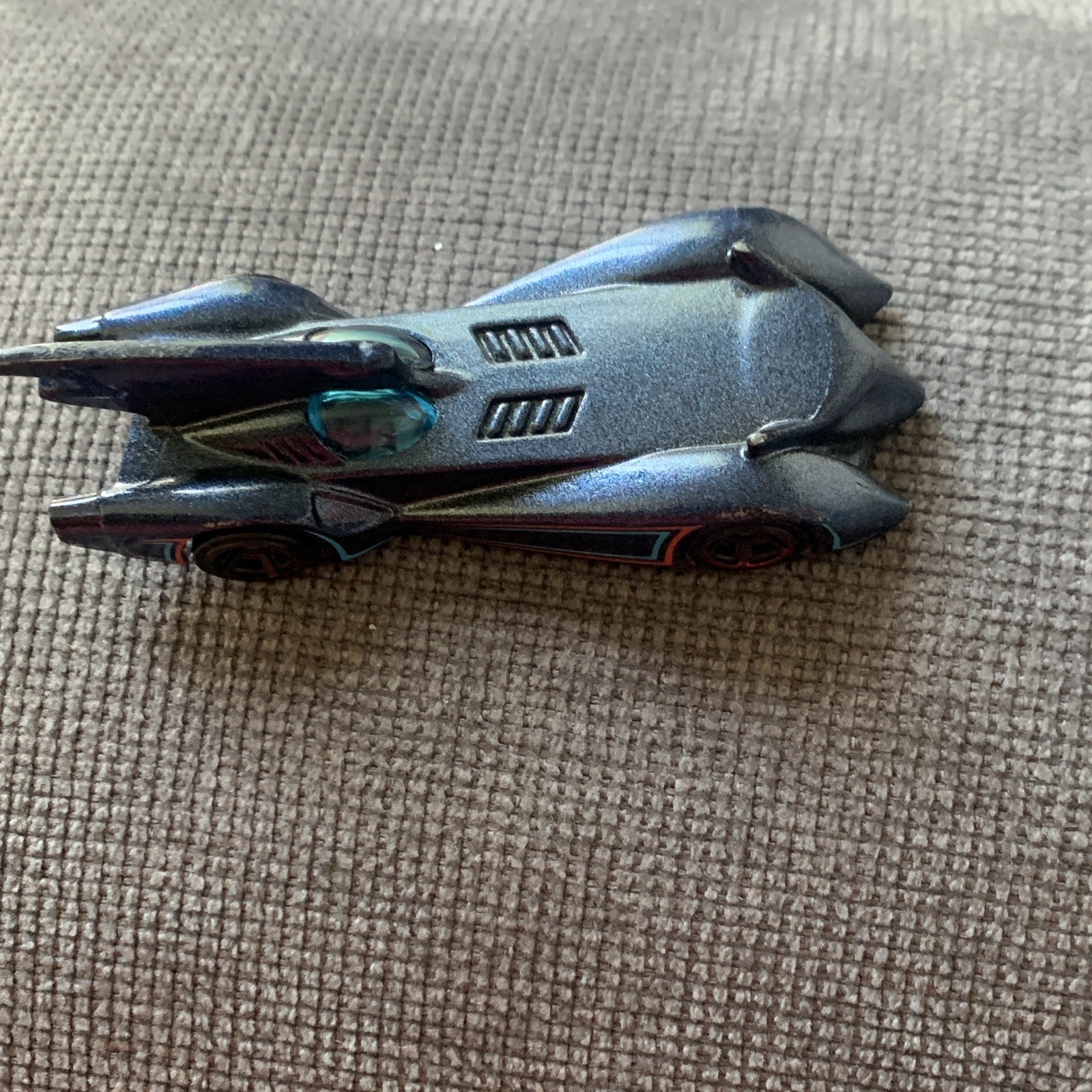 BATMAN Die-cast Futuristic Toy Car Vehicle – Gray/Silver/Black/Red Colors