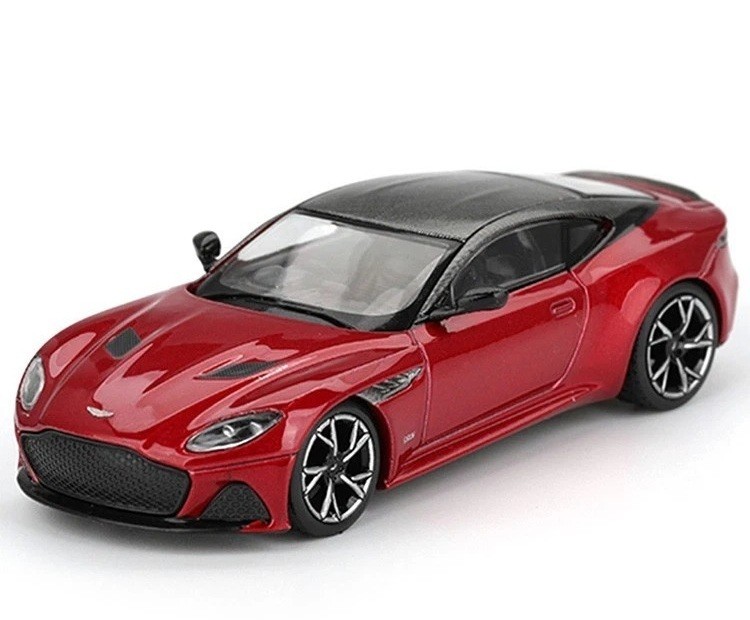 Mini GT 1:64 Aston Martin DBS – Hyper Red Diecast Model Car MGT01065-P12