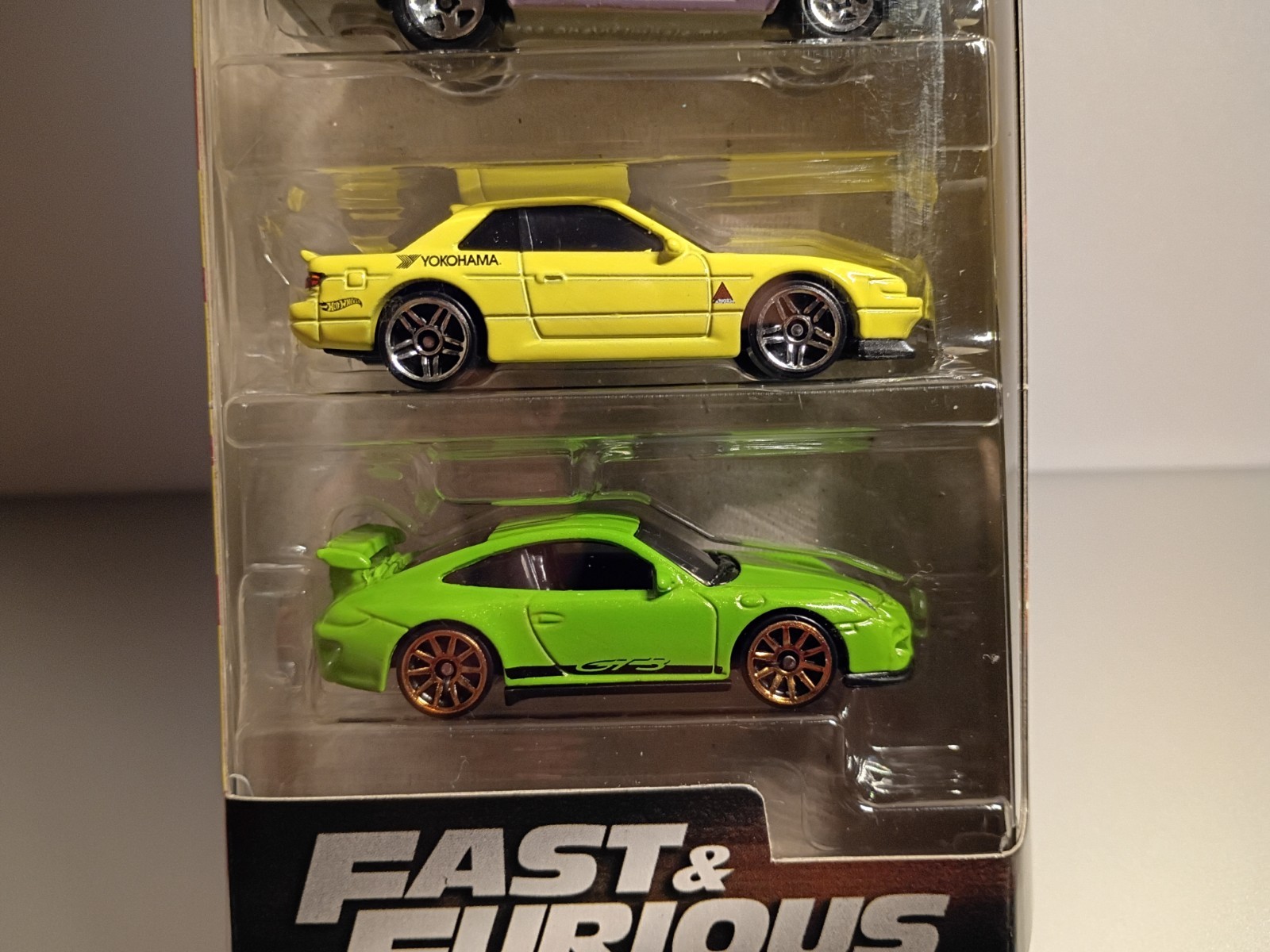 HOT WHEELS FAST & FURIOUS 5 PACK DODGE CHARGER IMPALA PORSCHE BARRACUDA NISSAN