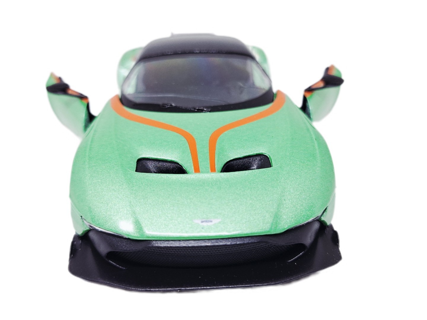 Kinsmart Aston Martin Vulcan Emerald Green 2016 Sports 1/38 O Scale Diecast Car