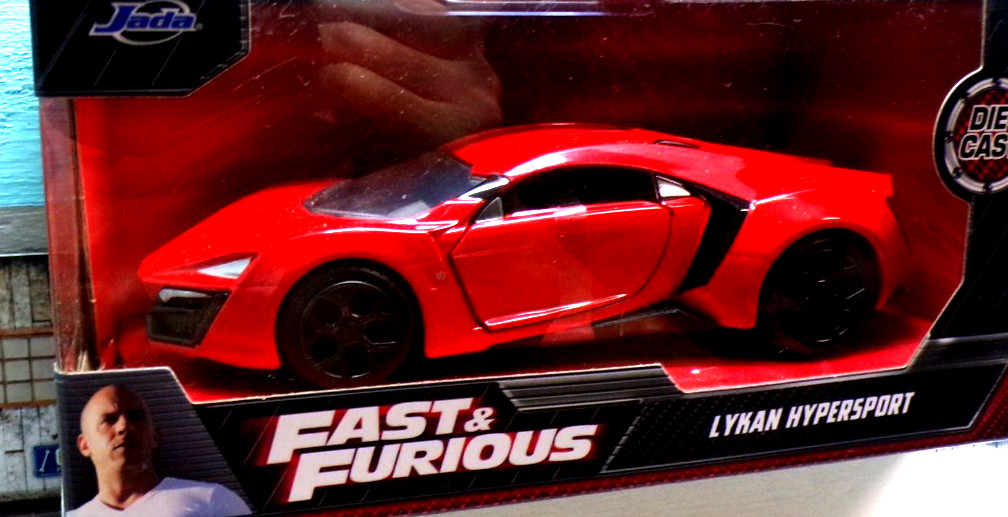 Jada Toys Fast & Furious Lykan Hypersport 1:32 Scale Metal Rubber Plastic Parts!