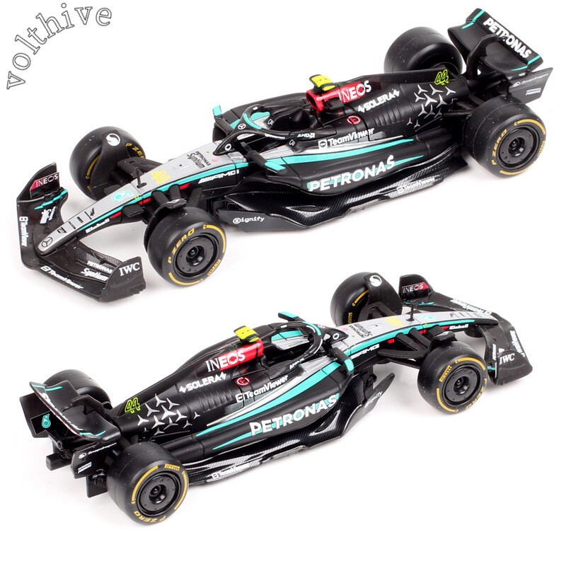 Bburago 1:43 Mercedes AMG W07 W10 W14 W15 #44 Lewis Hamilton F1 Collect Model