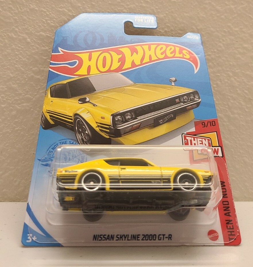 Hotwheels Then and Now – NISSAN SKYLINE 2000 GT-R 1/64 Diecast NEW