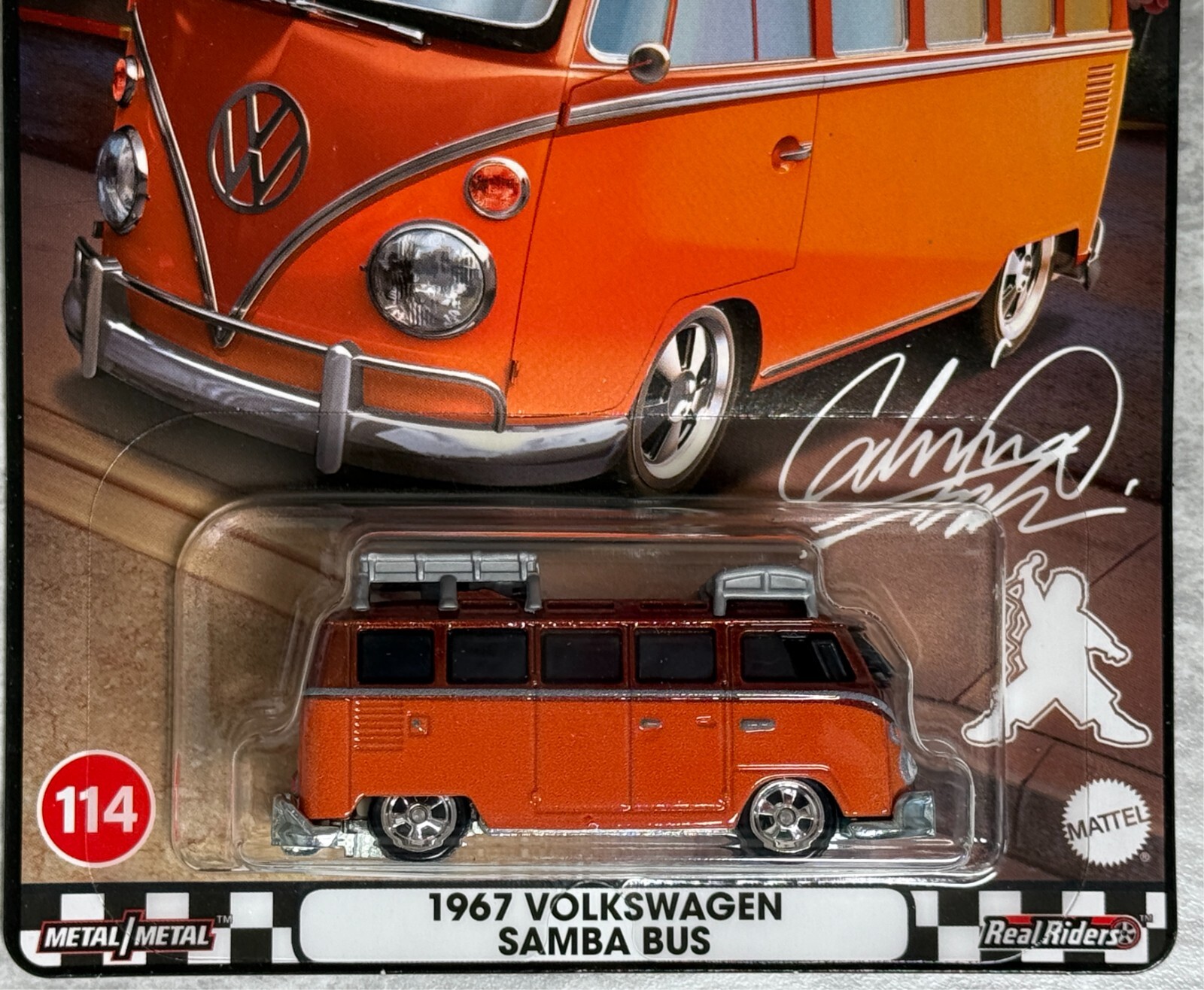 2024 Hot Wheels Boulevard # 114 , 1967 Volkswagen Samba Bus , Free shipping !