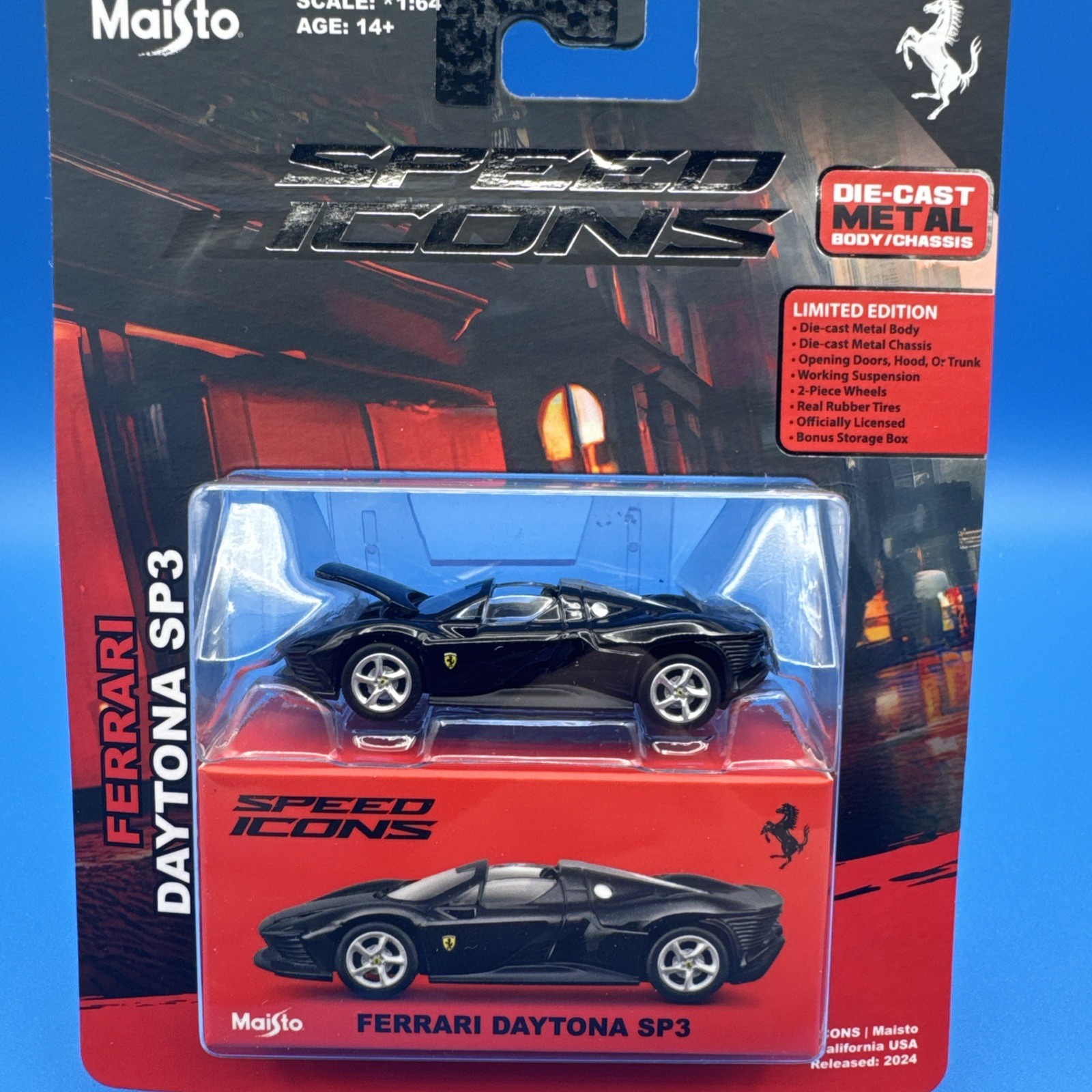 Maisto Speed Icons Ferrari Monza SP1 Daytona SP3 296 GTB Assetto Fiorano – Lot 3
