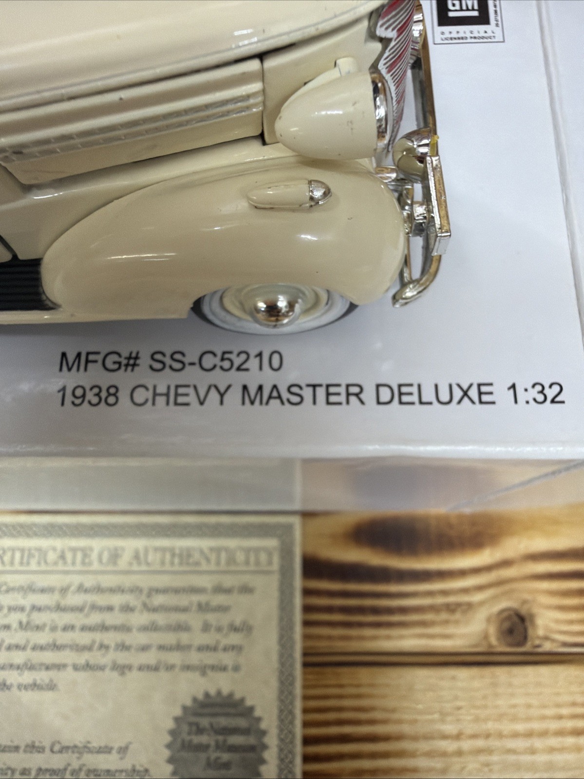 1938 CHEVY MASTER DELUXE Business Coupe 1:32 Diecast