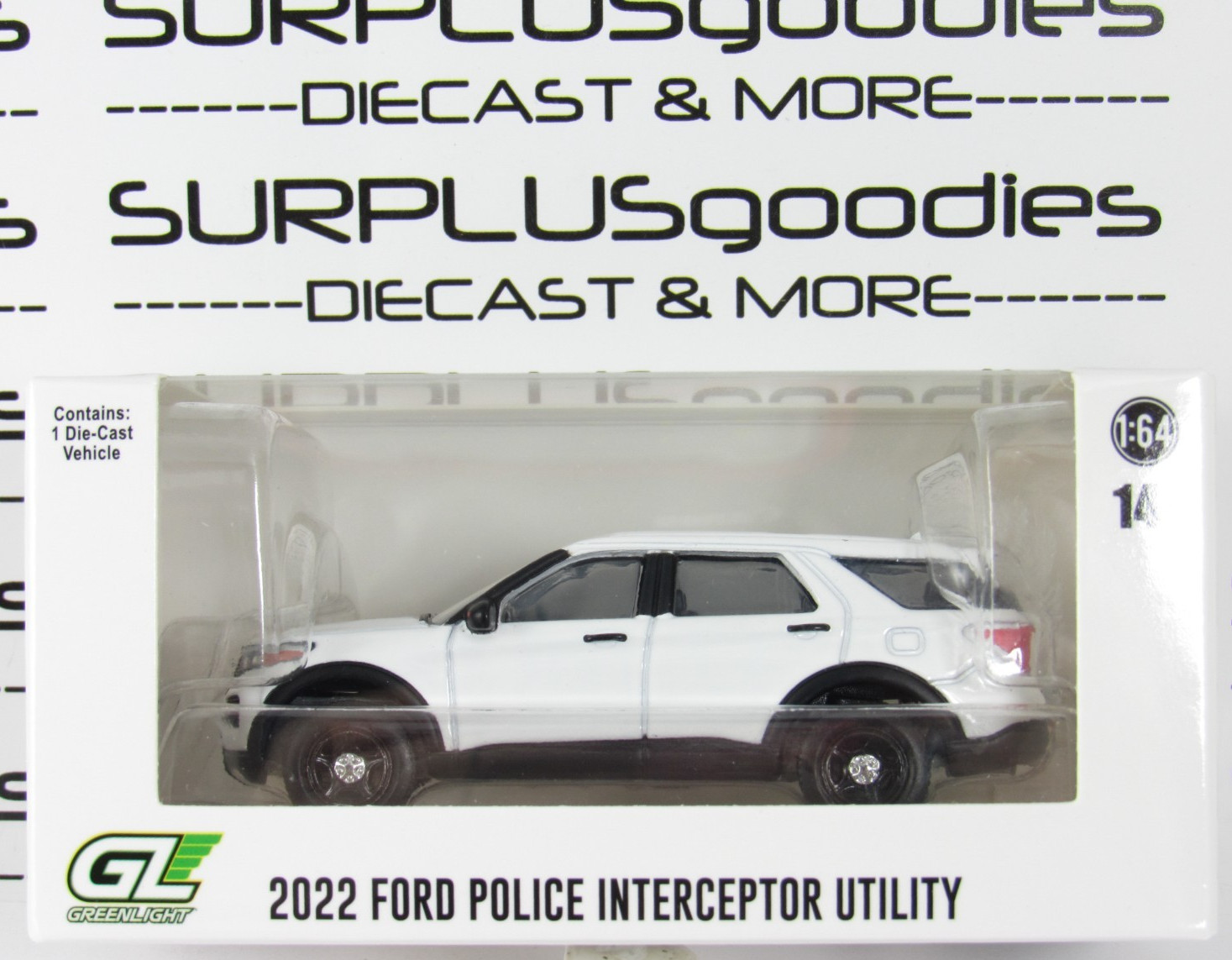 2026 Greenlight 1:64 Hot Pursuit 2022 FORD EXPLORER Police INTERCEPTOR UTILITY A