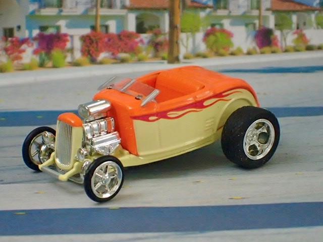 1932 Ford Roadster Hi-Boy Supercharged Flathead V8 Street Rod 1/64 Scale Ltd B
