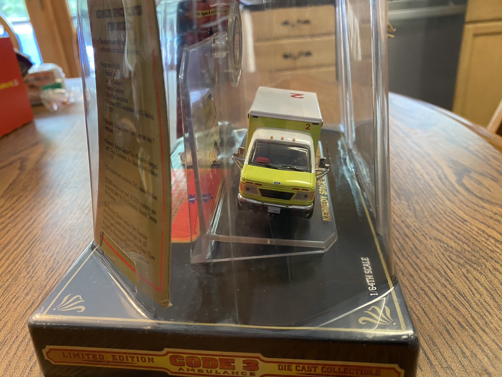 Code 3 Kennedy Space Ctr. Ford E-350 Ambulance 2 12061 – new in package