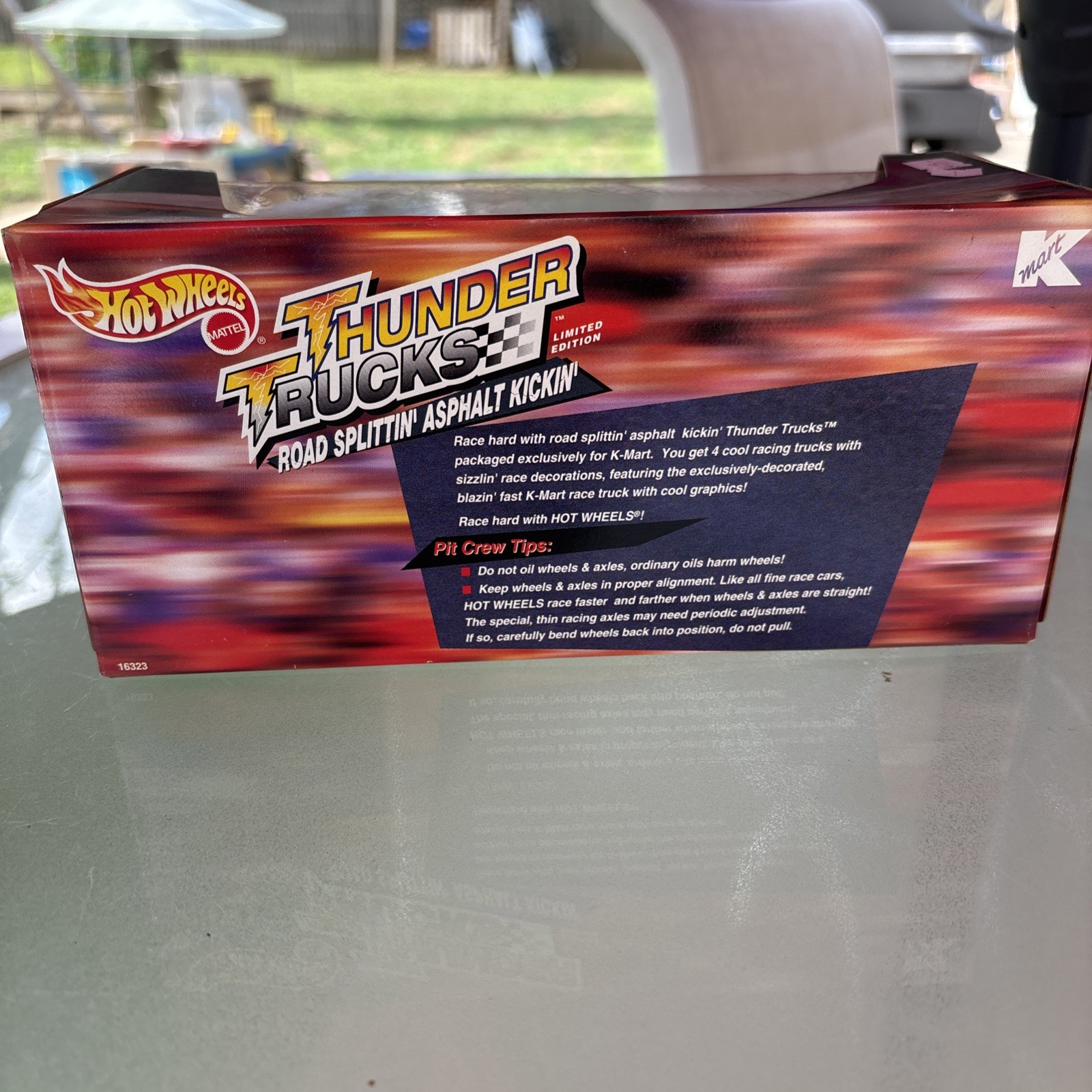 Hot Wheels 1996 K-Mart Exclusive Thunder Trucks 4 Car Box Set – 1:64 Diecast Car