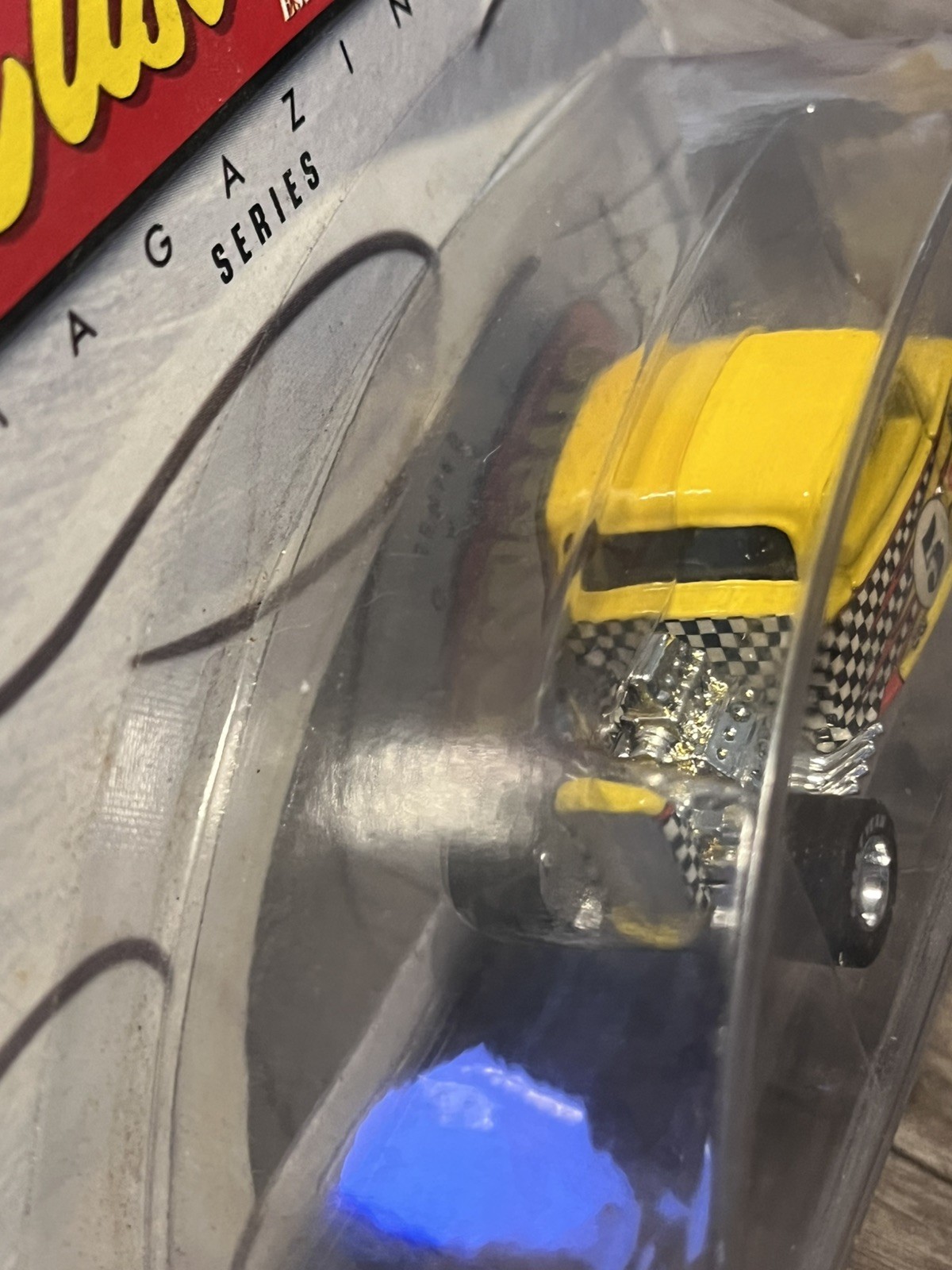 100% Hot Wheels Yellow ‘32 Ford Hot Rod Rod & Custom Magazine
