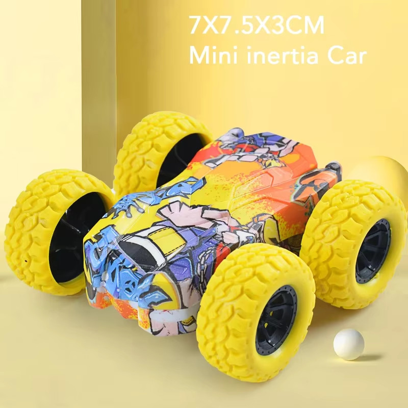 Children’S Toy Car Fun Double-Sided Car Inertial Safety Anti-Collision Anti-Fall