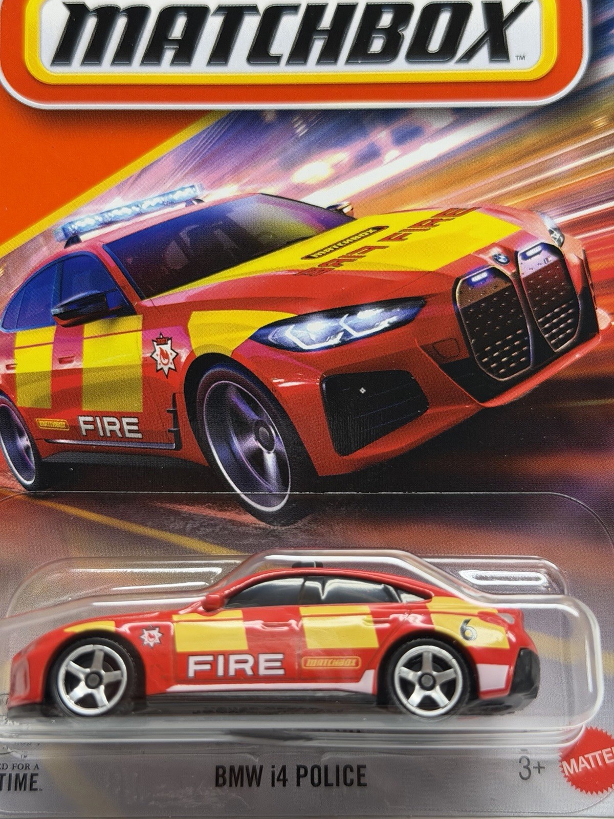2026 Matchbox 2019 BMW i4 Police Fire MOC MBX Rescue