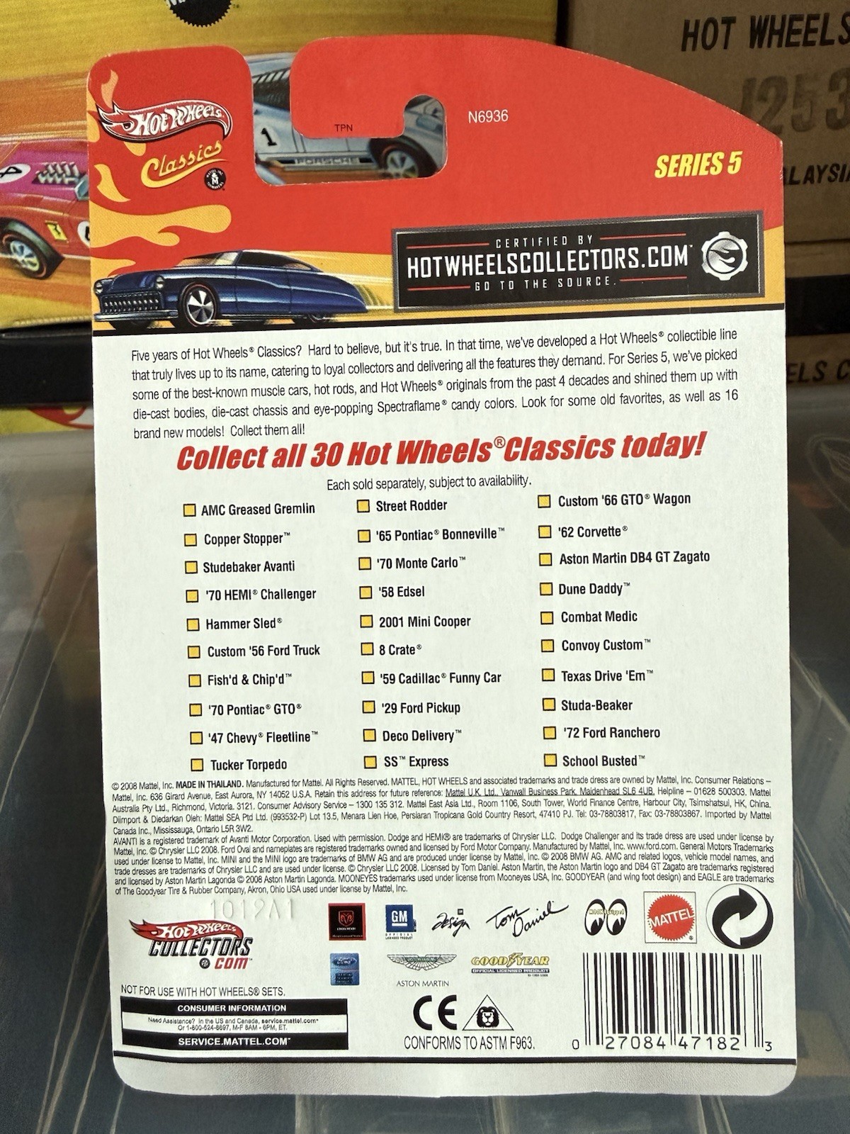 Hot Wheels Classics Series 5 ’65 Pontiac Bonneville, Red, BP