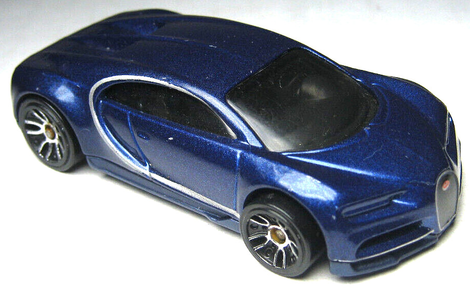 2018 HOT WHEELS 2016 BUGATTI CHIRON BLUE 1:64 DIECAST 2 3/4″ CAR – NICE