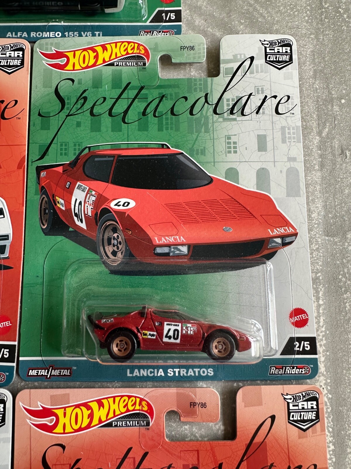 Mattel Hot Wheels Car Culture Spettacolare 1/64 Set of 5 Cars – FPY86-959B