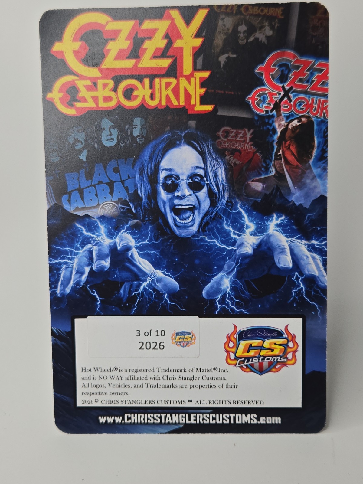Hot Wheels CS Customs Stangler Ozzy Osborne Panel Truck #3 Of 10 CS2