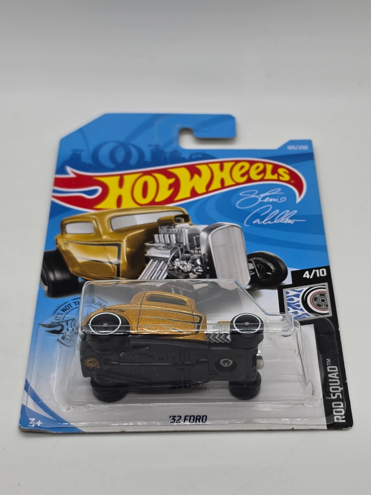 2017 Hot Wheels ’32 Ford Rod Squad Metallic Gold 4/10 #105/250