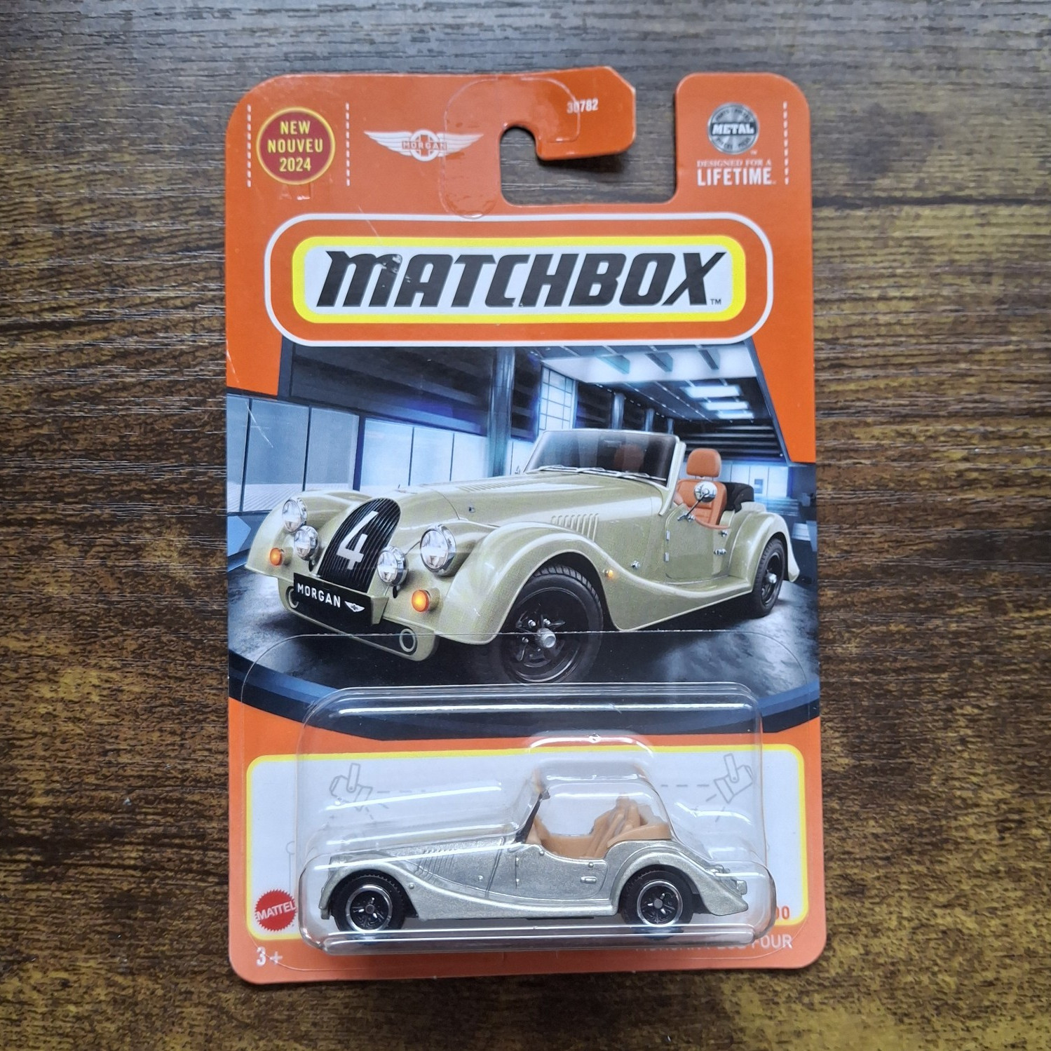 Matchbox Superfast Morgan Plus Four 1:64 Diecast Silver 2024 Unopened