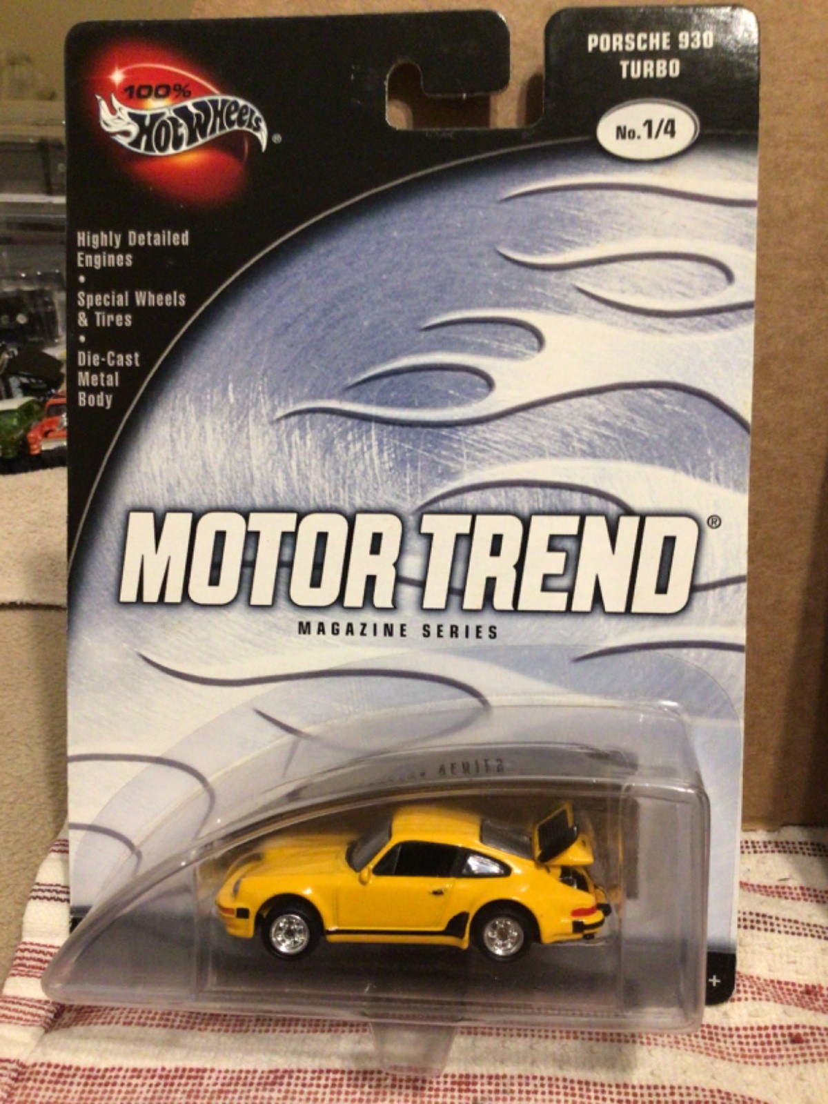 Hot Wheels 100% Motor Trend Series – Porsche 930 Turbo plus the other three cars