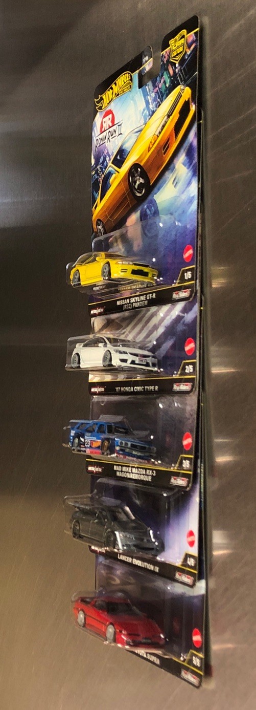 HOT WHEELS 2025 RONIN RUN II CAR CULTURE ( SET OF 5 ) HONDA CIVIC NISSAN TOYOTA