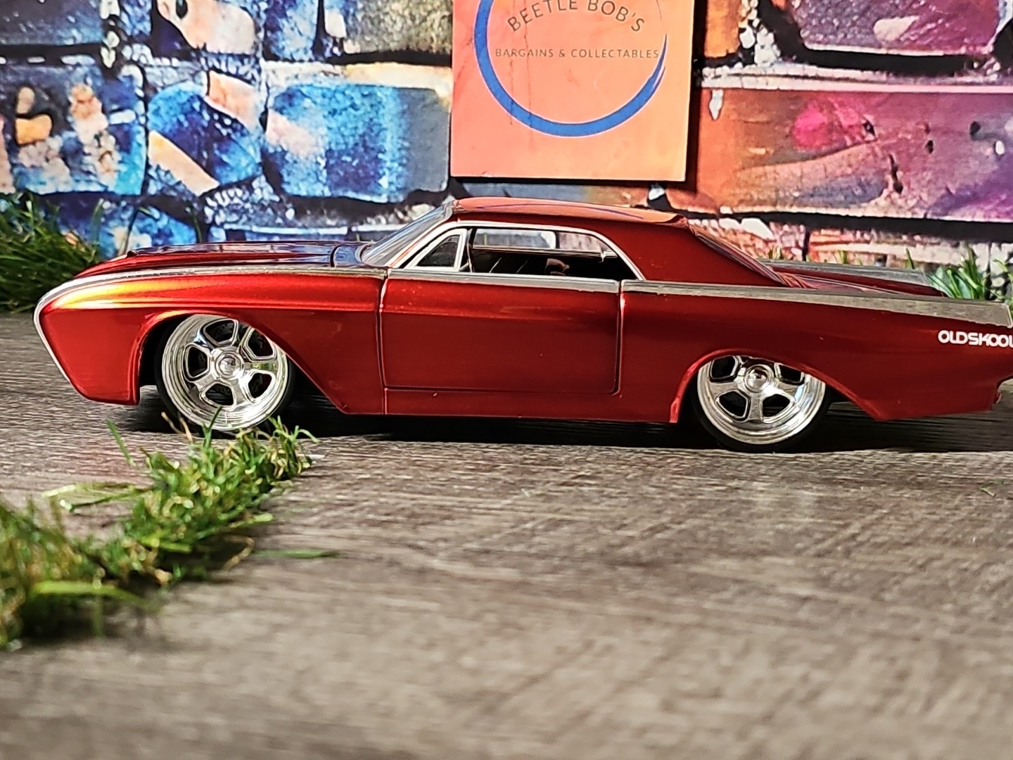 Vntg 2005 Jada Dub City Oldskool Rick Dore 1963 Ford Thunderbird 1:24 NO BOX