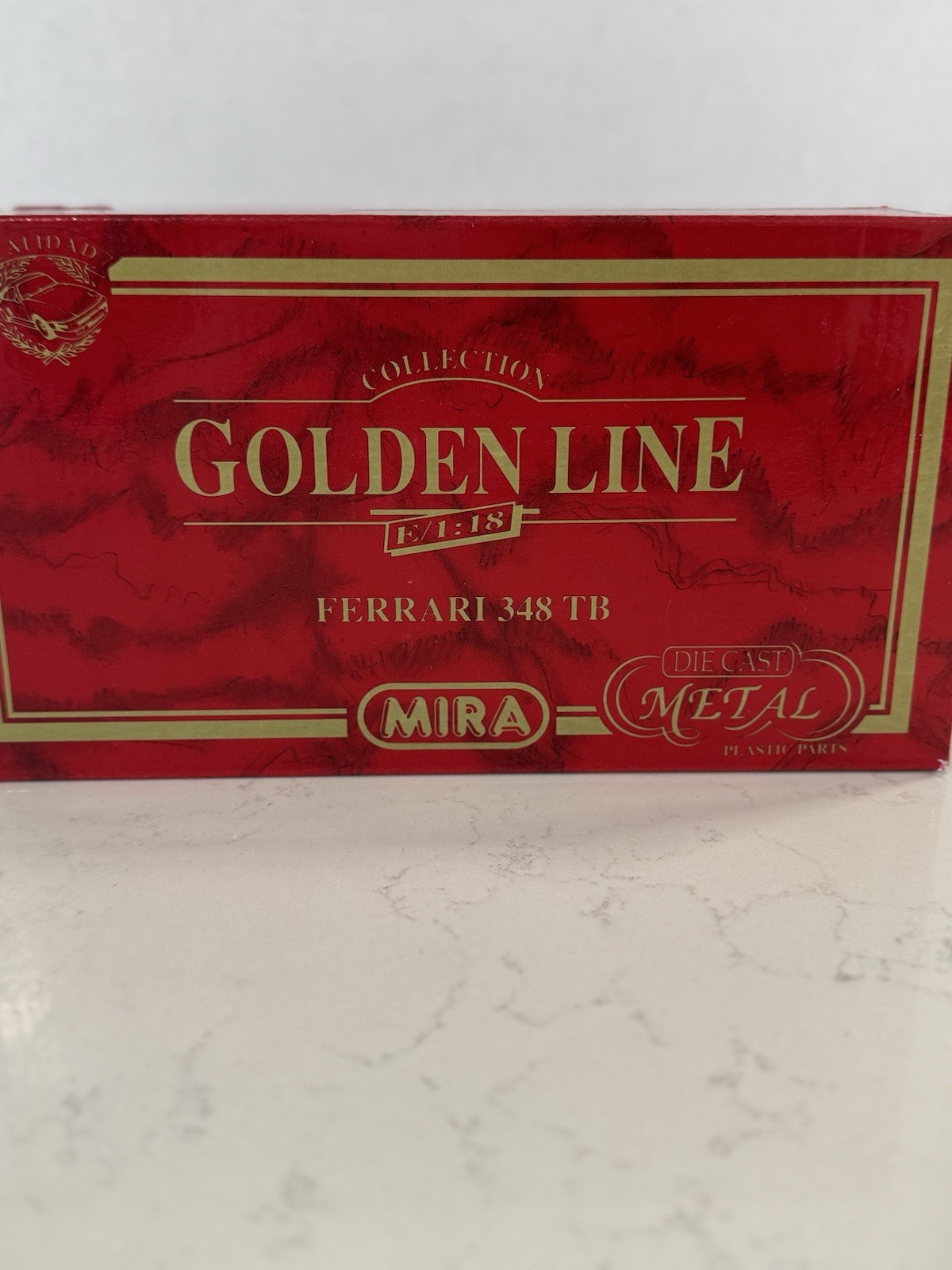 1:18 MIRA GOLDEN LINE COLLECTION RED FERRARI 348 TB #R6301 NEW IN BOX