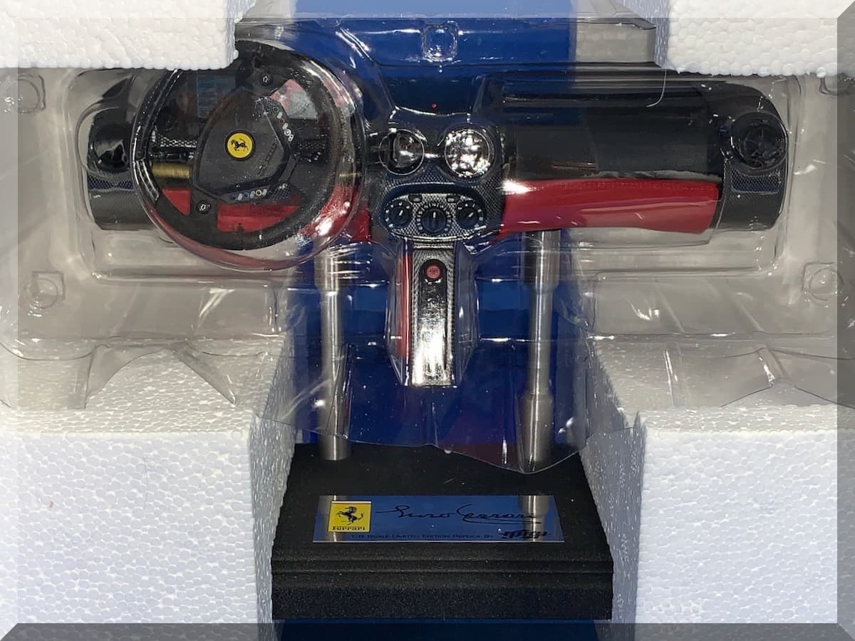 GMP FERRARI ENZO 1/6 SCALE DASHBOARD PLASTIC REPLICA WITH STAND – FREE SHIPPING