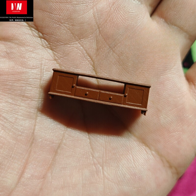 Diorama 1/64 Garage TV Cabinet Model Repair Workshop Scene Accessories Props