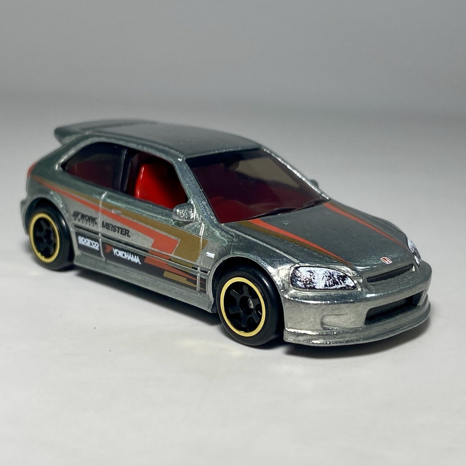 Hot Wheels Silver Series 1999 Honda Civic Type R EK9 Zamac 1:64 Diecast JDM RHD