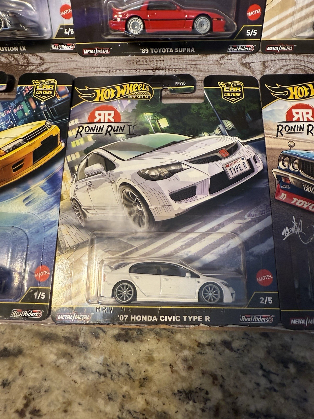 2025 Hot Wheels Car Culture Ronin Run 2 – SET OF 5 AND SET OF 6 WITH CHASE