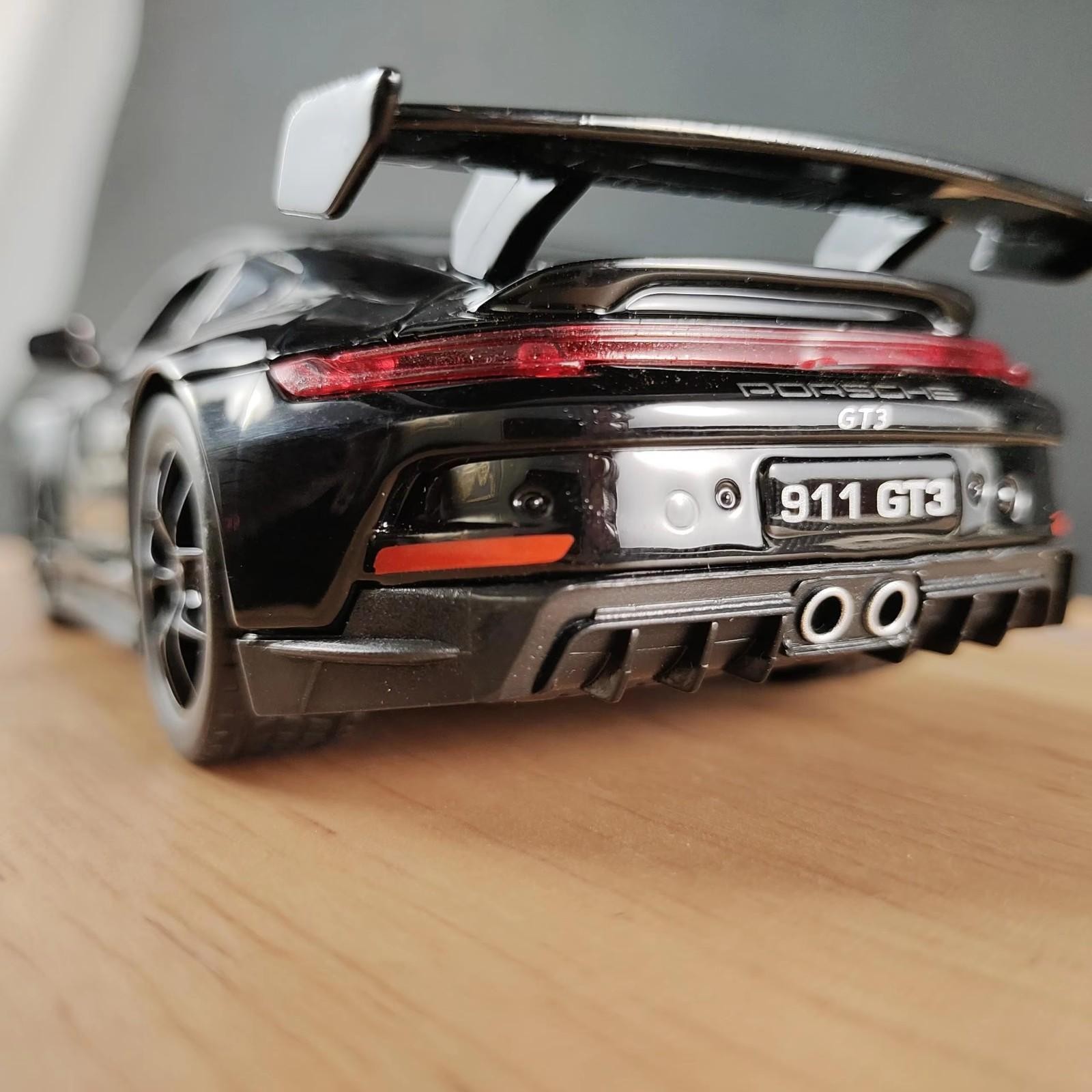 1:32 PORSCHE 911 GT3 RS Car Alloy Model Diecast with Sound Light Kids Gift NEW