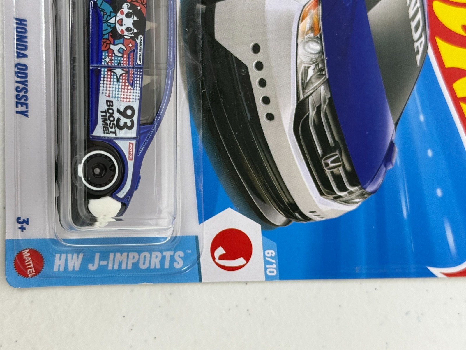 2026 Hot Wheels Honda Odyssey HW J-Imports 6/10 149/250 1:64 NOC