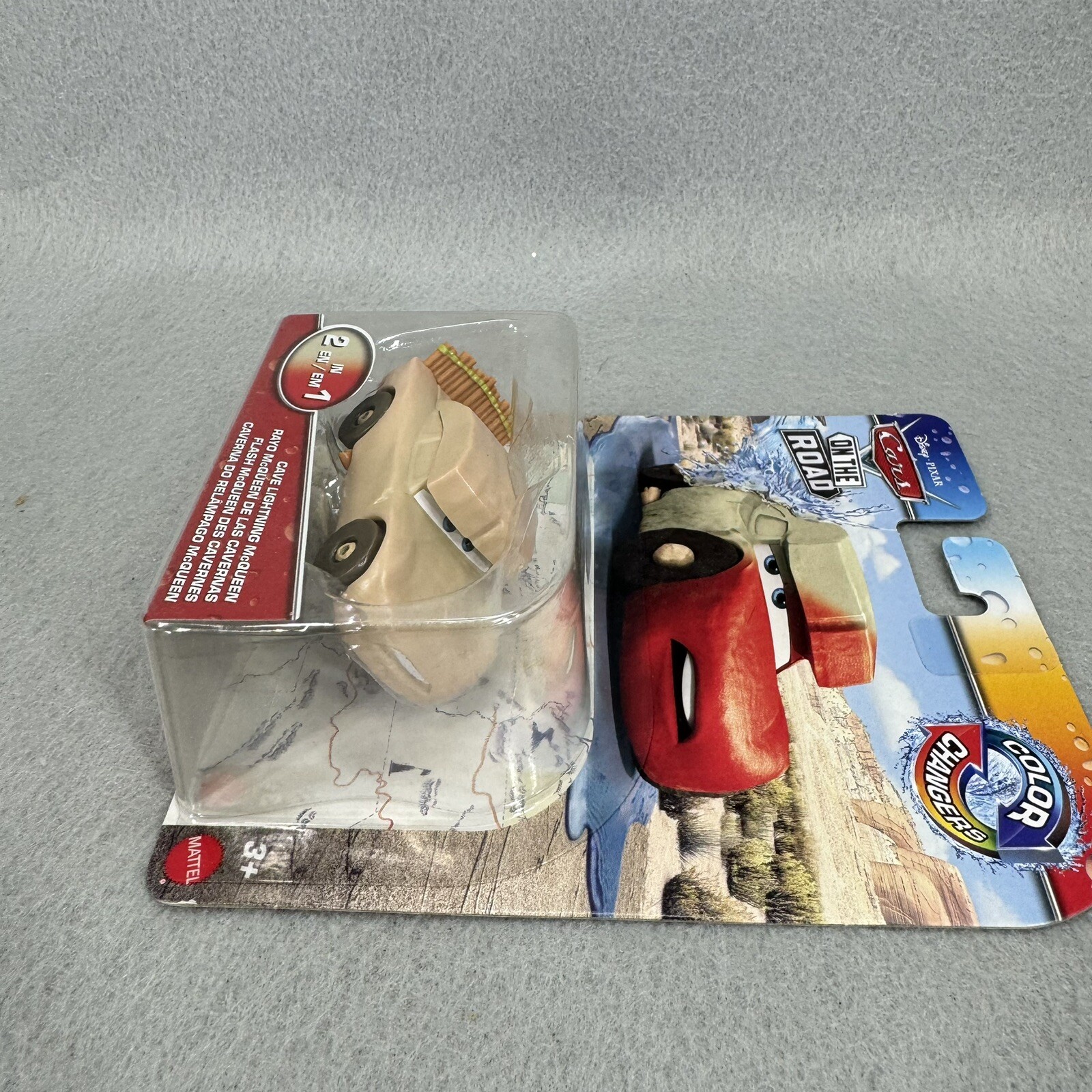 NEW Disney Pixar Cars On The Road “Cave Lightning McQueen” Color Changers 1:55