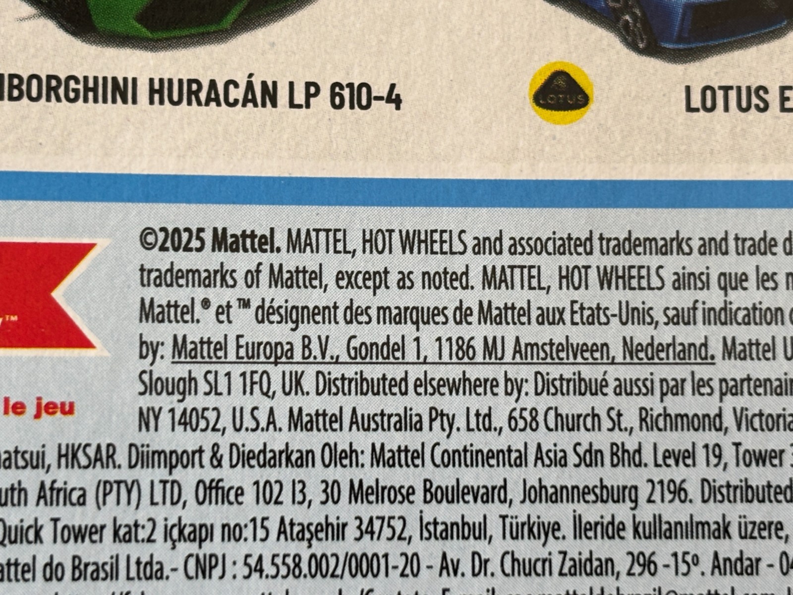 Hot Wheels 2025 HW Motor Show 5 Pack JBJ89