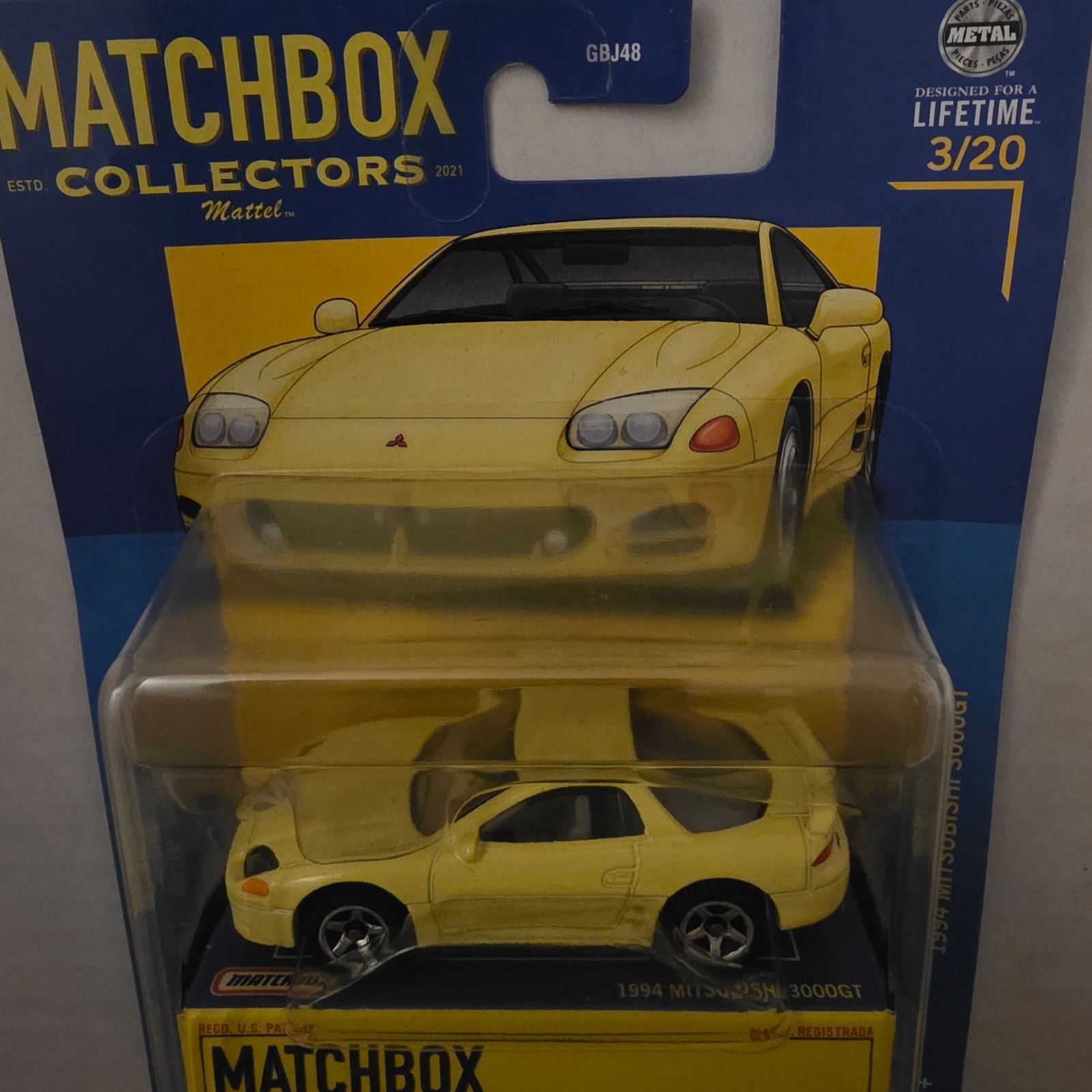 Matchbox Collectors 1994 Mitsubishi 3000GT 3/20 Die-cast Car