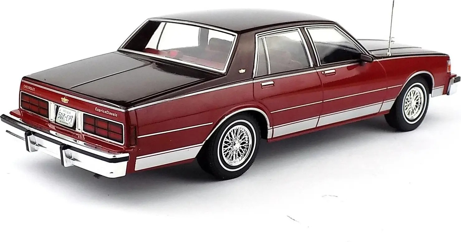 1987 Chevrolet Caprice Dark Red in 1:18 scale by MCG