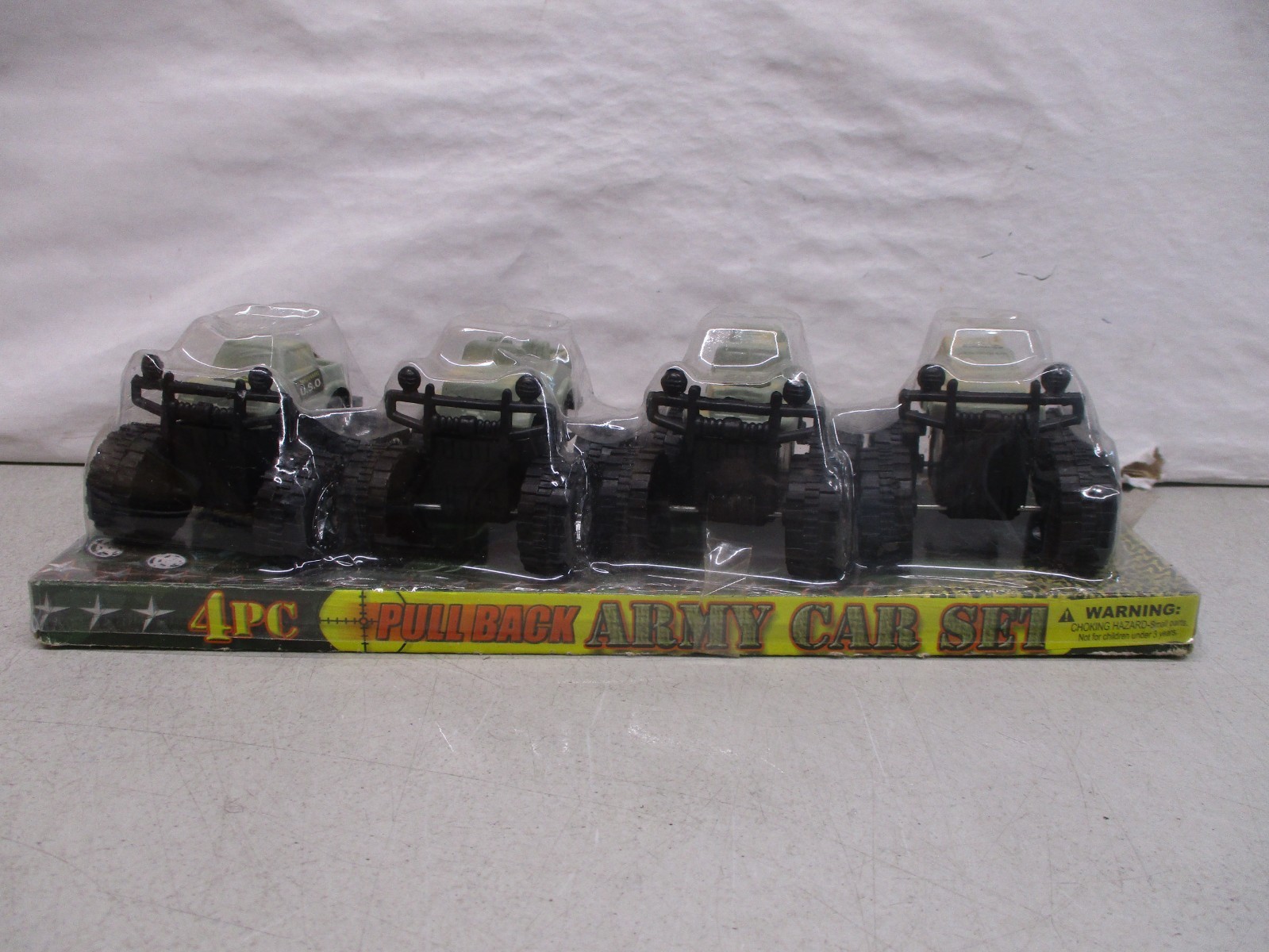 Army Car Pull Back Action 4 Piece Set
