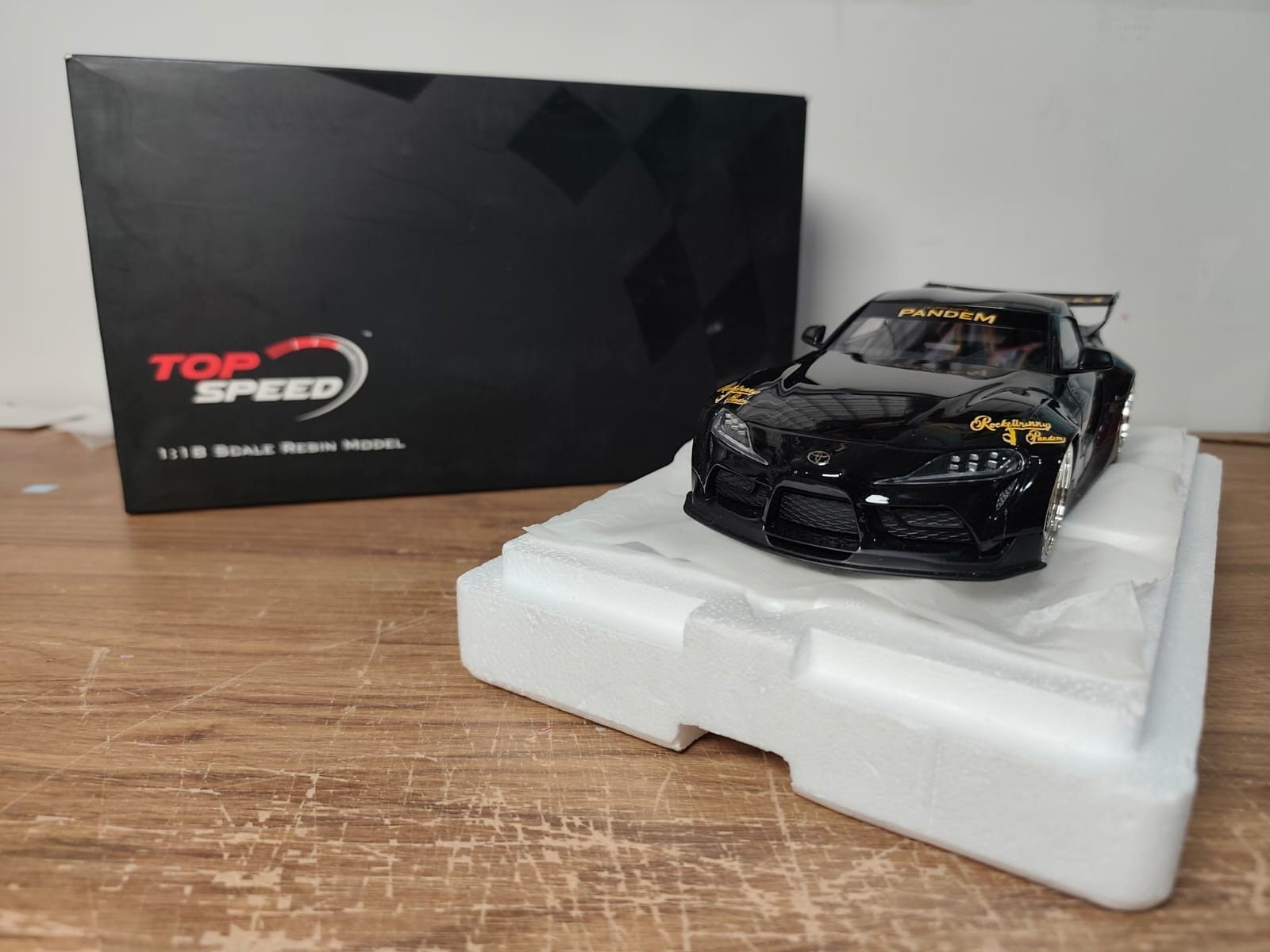 Top Speed Toyota Supra GR Pandem V1.0 1:18 Black Edition