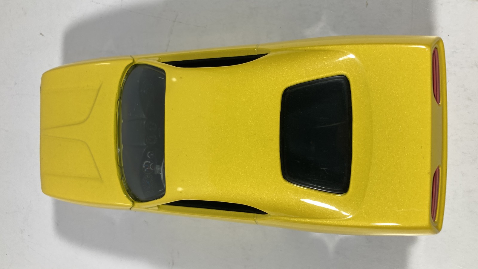 Classic Metal Works PsyCuda Yellow Custom Hot Rod Diecast Car 1:24 Thom Taylor