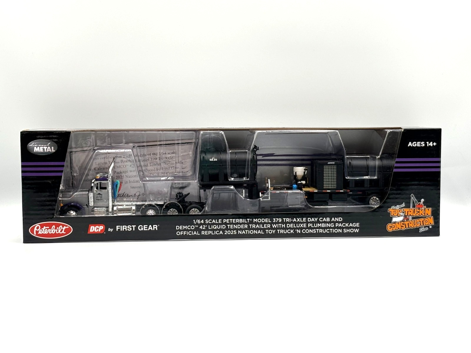 DCP 1/64 Peterbilt 379 DEMCO Liquid Fertilizer Trailer 2025 NTT’NC Show 69-2065